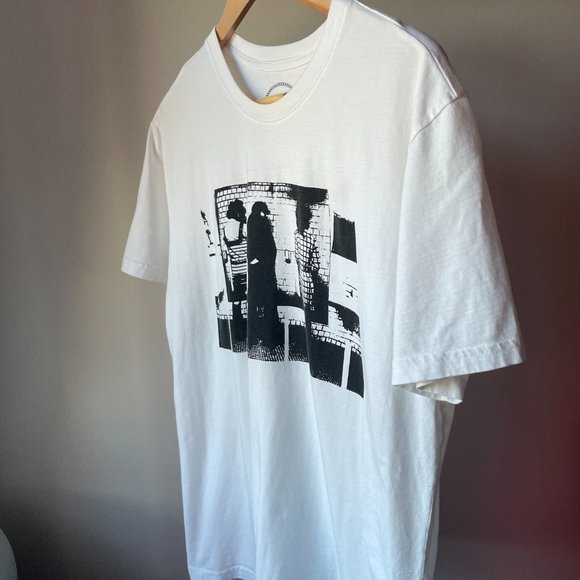 White & Black Death to Tennis Graphic Short-Sleeve T shirt - Picture 4 of 6